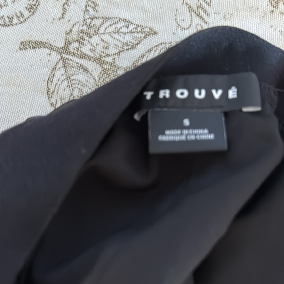 NWT Trouve pleated Zigzag Maxi Skirt - size S black/white - Picture 9 of 10